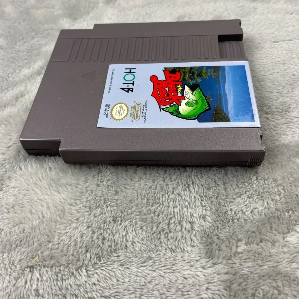 Black Bass Nintendo NES Authentic Original Tested Retro Vintage Video Game